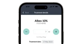 Capture treatments while out in-the-field