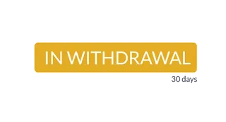 Track withdrawal periods