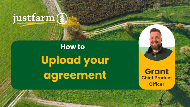 How to upload your agreement