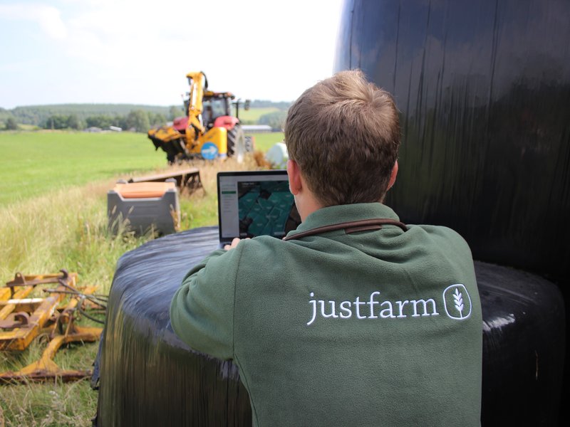Land agents in field