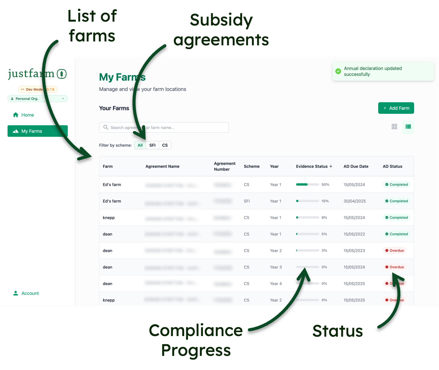 Land Agent Dashboard